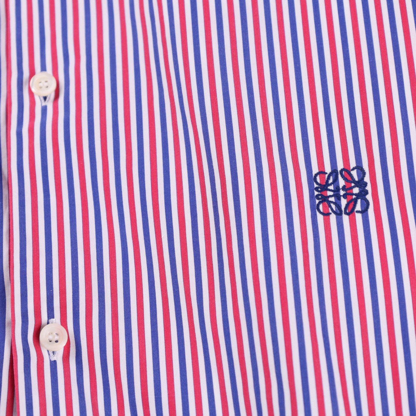 Loewe Turn Up Cuff Stripe Shirt