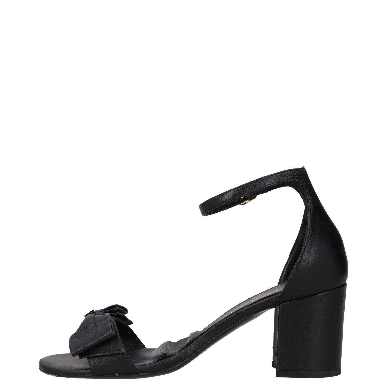  Chanel Interlocking CC Logo Bow Sandals