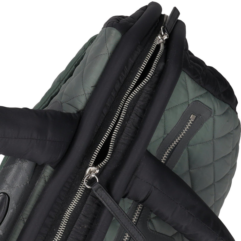 Chanel Fatigue Quilted Nylon Coco Cocoon Rolling Trolley