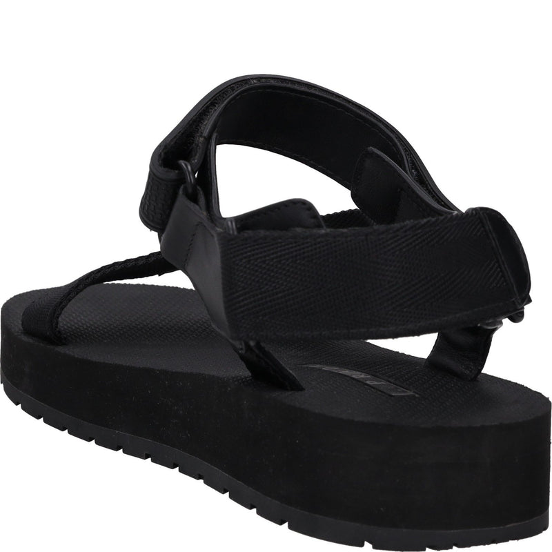 Prada Logo-Print Flat Sandals