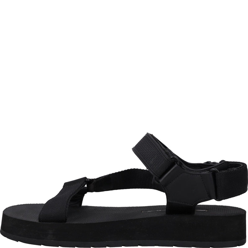 Prada Logo-Print Flat Sandals