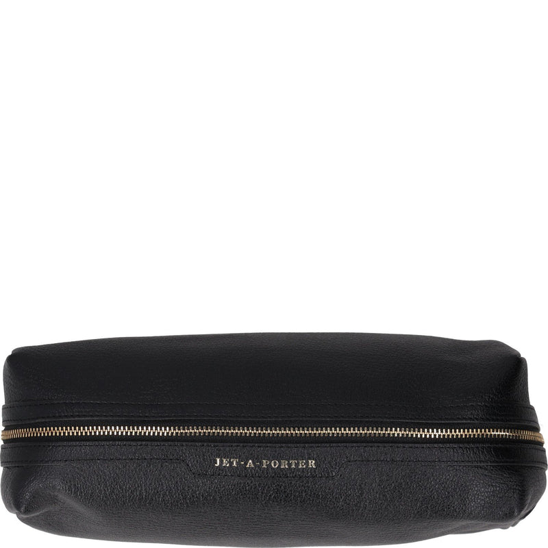 Anya Hindmarch Jet-A-Porter Grained Leather Wash Bag