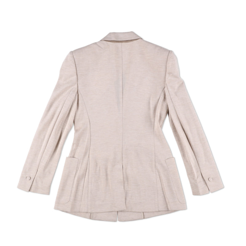 Agnona Single-Breasted Tailored Blazer Jacket