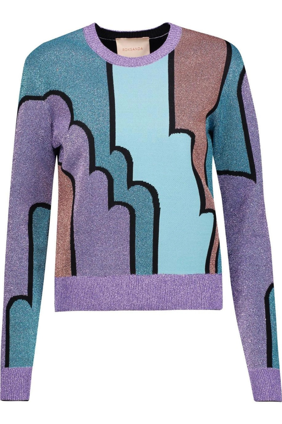 Roksanda Charcot Metallic Knitted Jumper