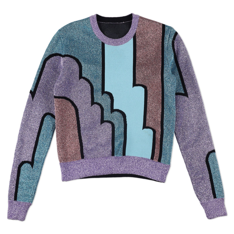 Roksanda Charcot Metallic Knitted Jumper