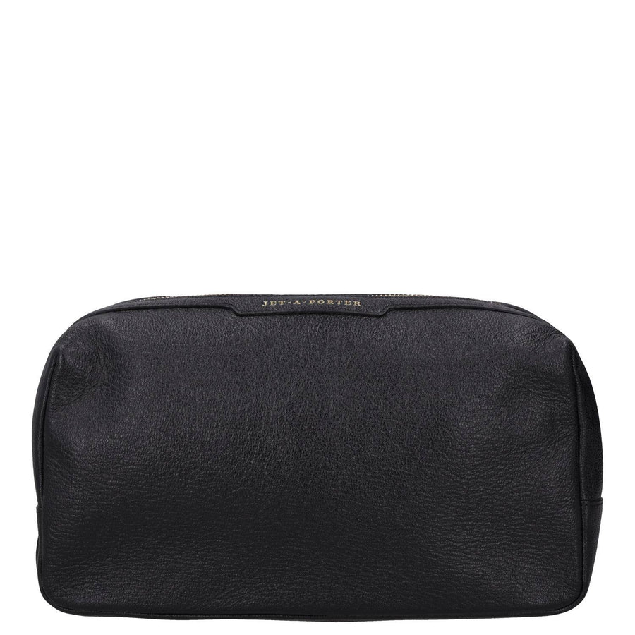 Anya Hindmarch Jet-A-Porter Grained Leather Wash Bag