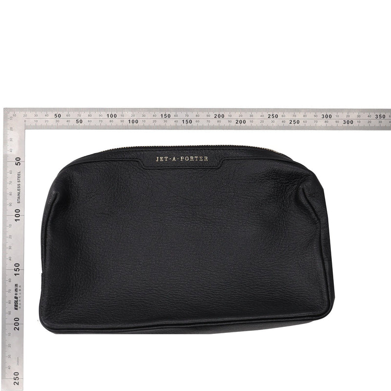 Anya Hindmarch Jet-A-Porter Grained Leather Wash Bag