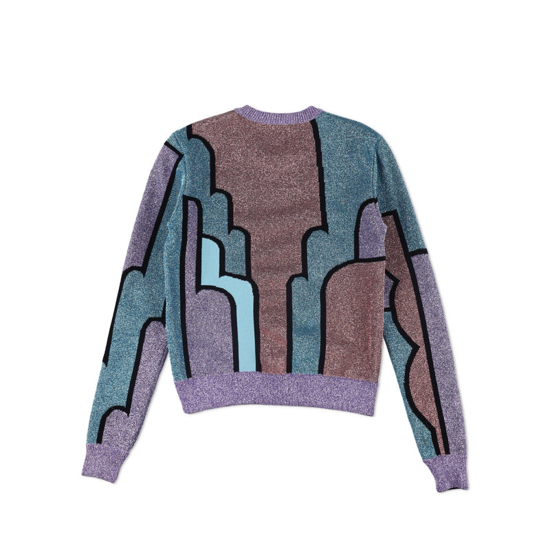 Roksanda Charcot Metallic Knitted Jumper