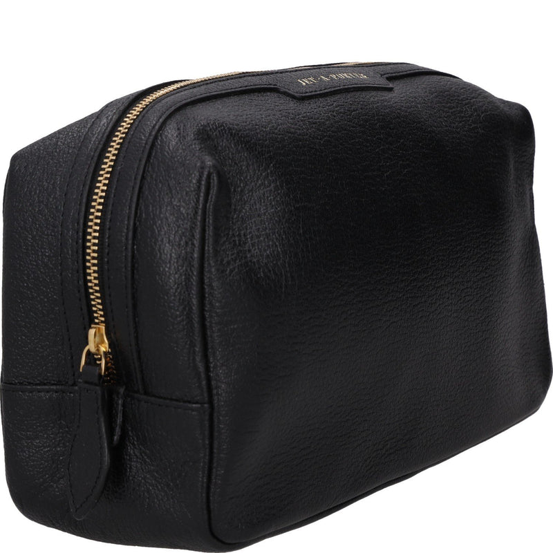 Anya Hindmarch Jet-A-Porter Grained Leather Wash Bag