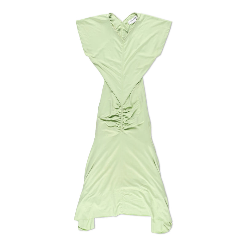 Victoria Beckham Sleeveless Ruched Jersey Dress