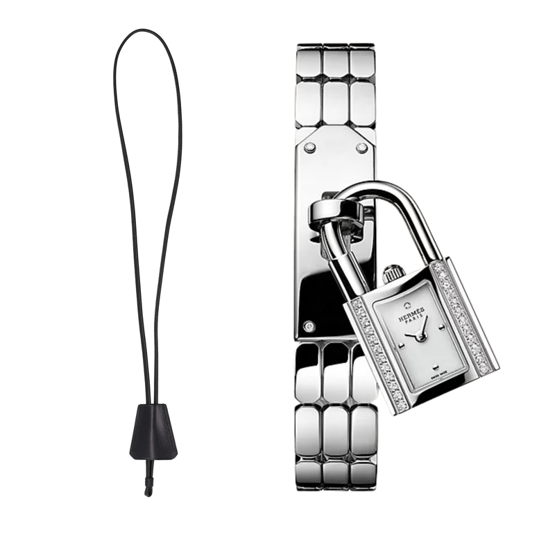 Hermès Kelly Watch, Mini model, 16 mm & Kelly Watch Clochette Lanyard Necklace
