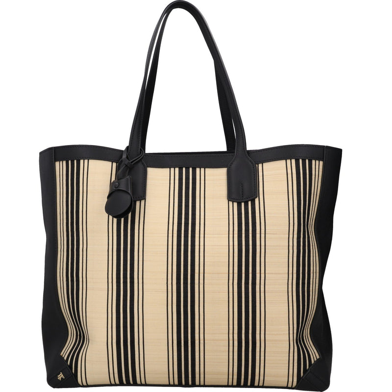 Tanner Krolle Black Striped Cadogan Tote Traveller Bag