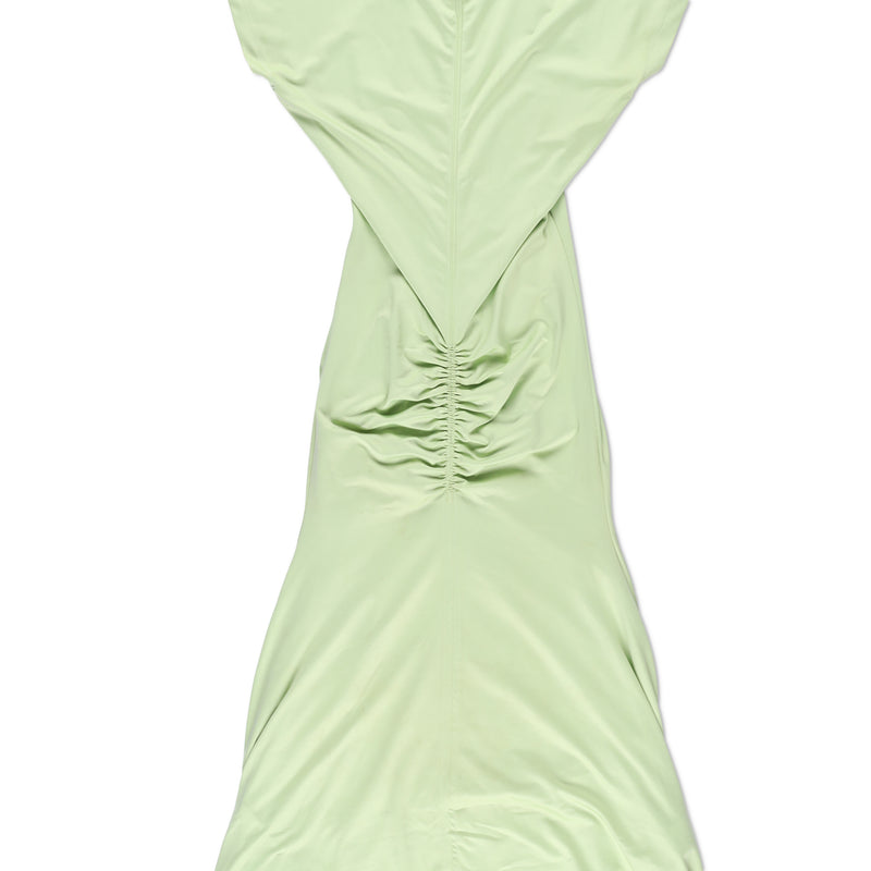 Victoria Beckham Sleeveless Ruched Jersey Dress