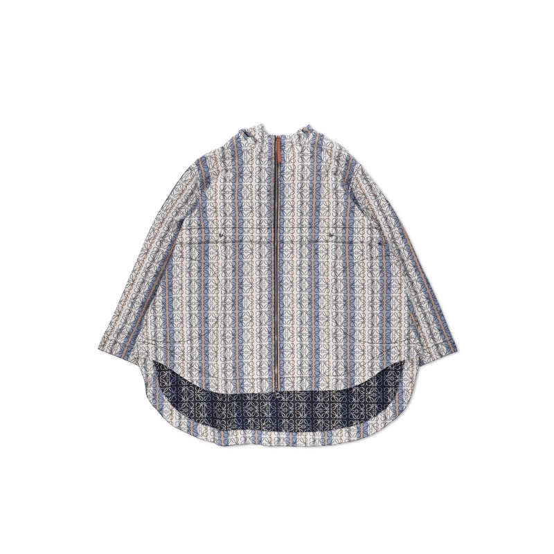 Loewe Anagram Jacquard Striped Parka Jacket