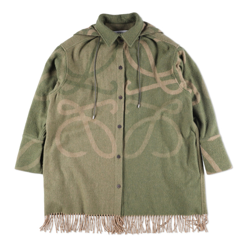 Loewe Anagram Blanket Hooded Overshirt/Jacket
