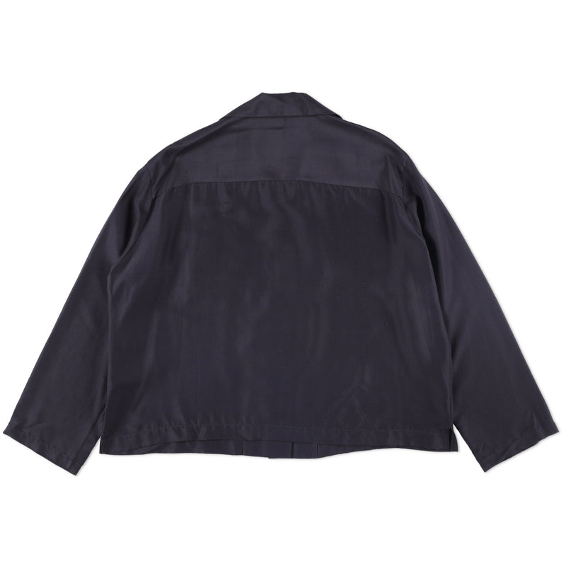 Loewe Anagram-Embroidered Long-sleeve Silk-blend Pyjama Shirt