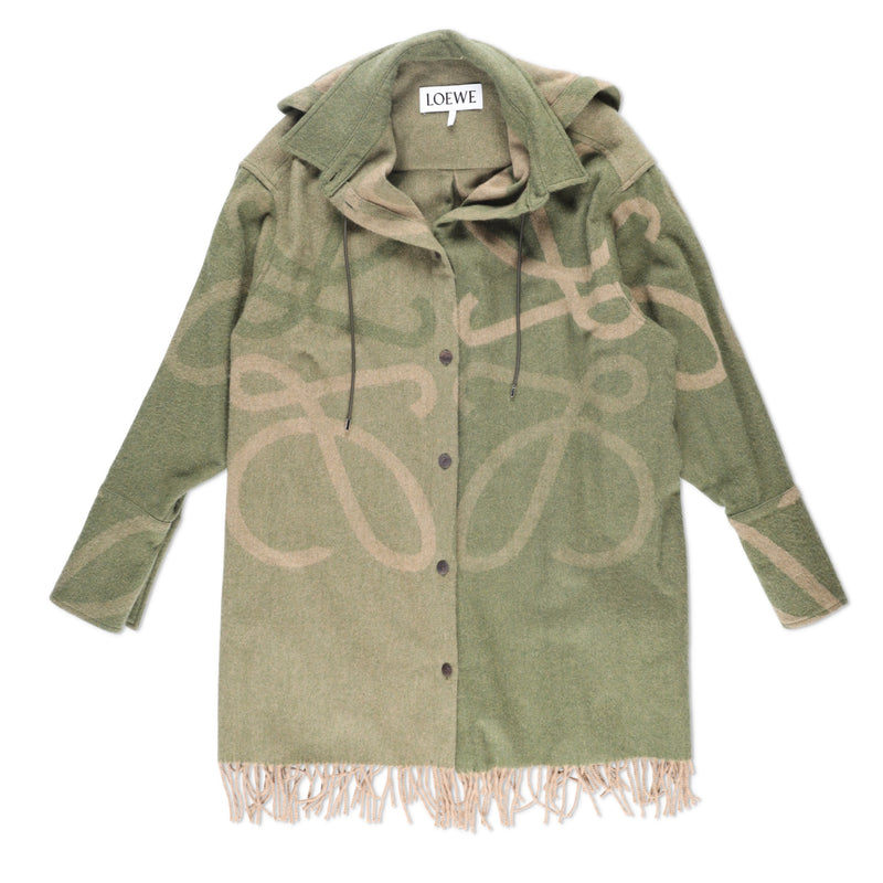 Loewe Anagram Blanket Hooded Overshirt/Jacket