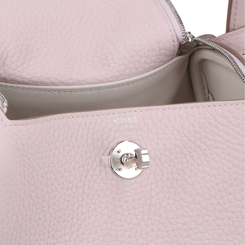 Hermès Mauve Pâle Lindy II Mini Bag