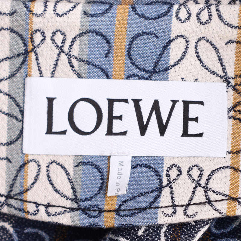 Loewe Anagram Jacquard Striped Parka Jacket