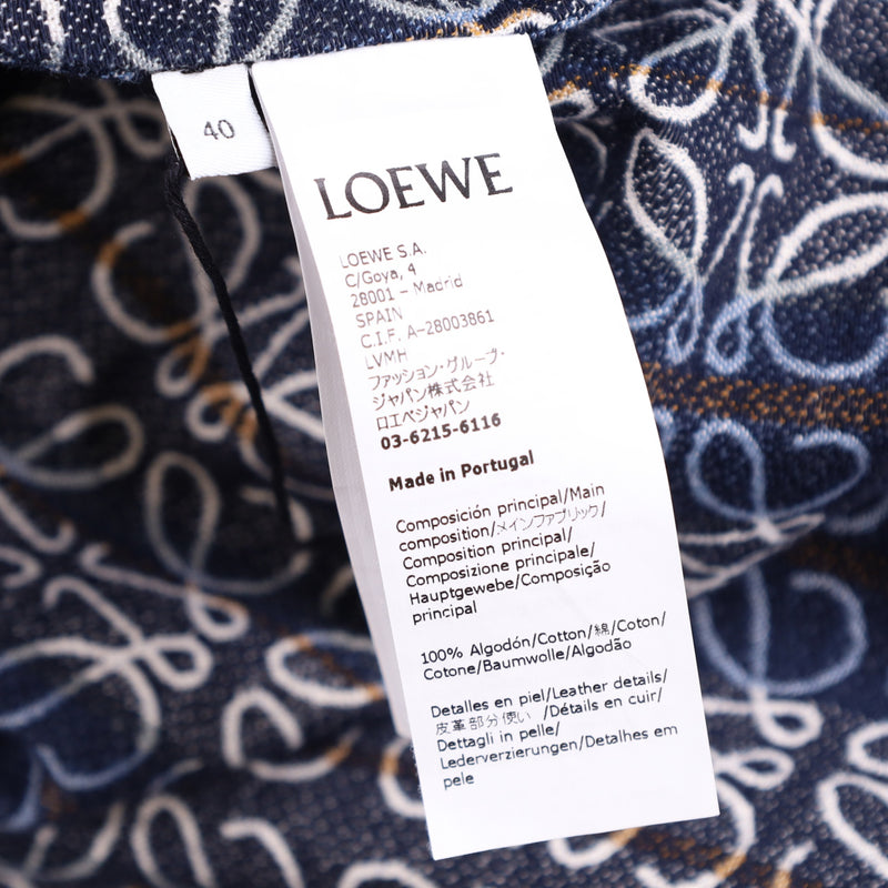 Loewe Anagram Jacquard Striped Parka Jacket