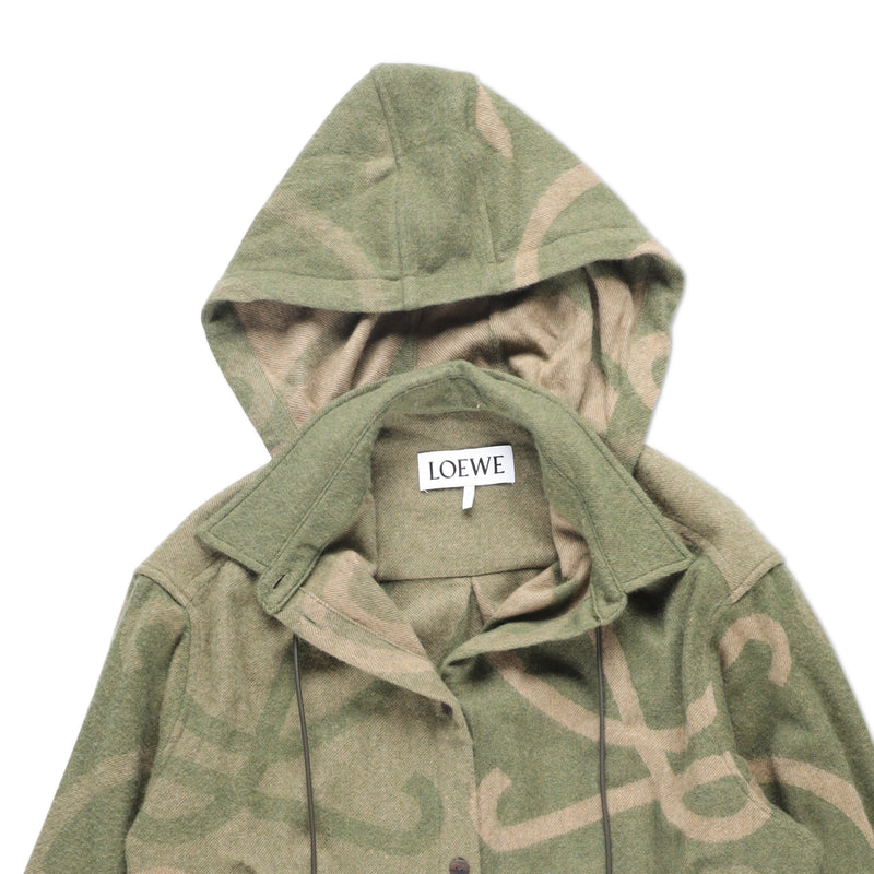 Loewe Anagram Blanket Hooded Overshirt/Jacket