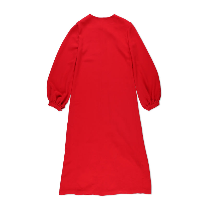 Racik Long Sleeve Button-Front Dress