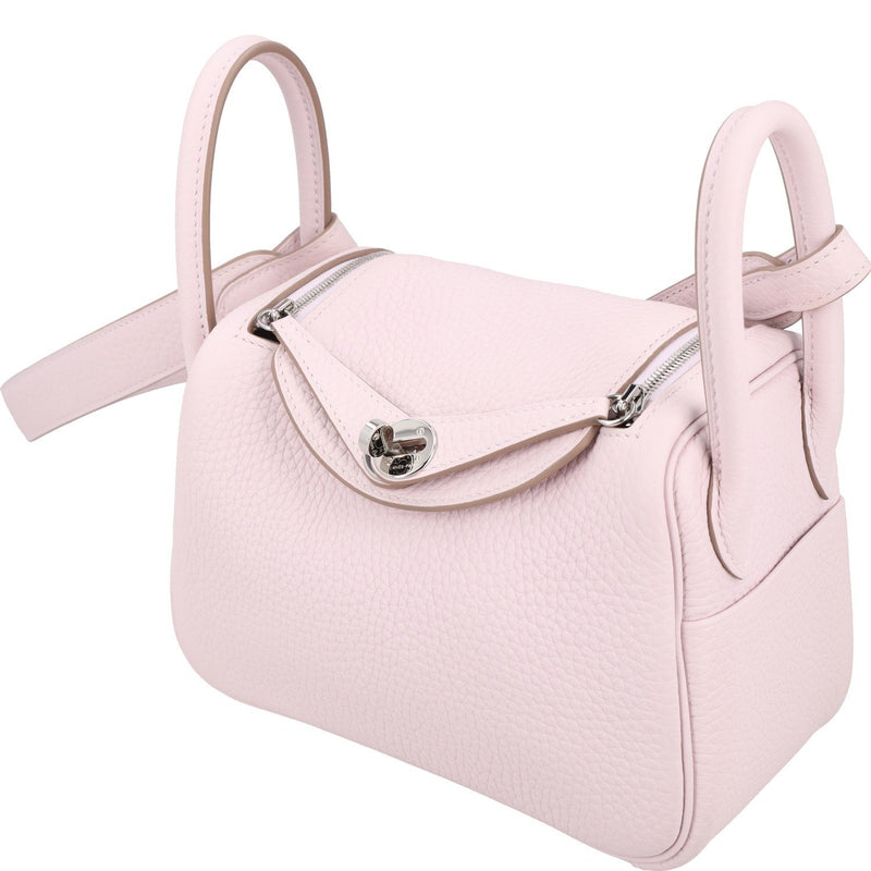 Hermès Mauve Pâle Lindy II Mini Bag