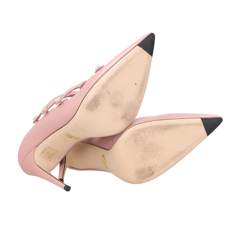 Gucci Leather Aneta Strappy Pointed Toe Mules