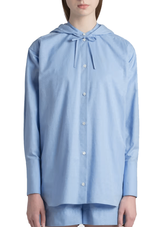 Loewe Anagram Jacquard Hooded Shirt