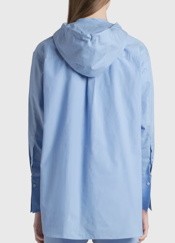 Loewe Anagram Jacquard Hooded Shirt