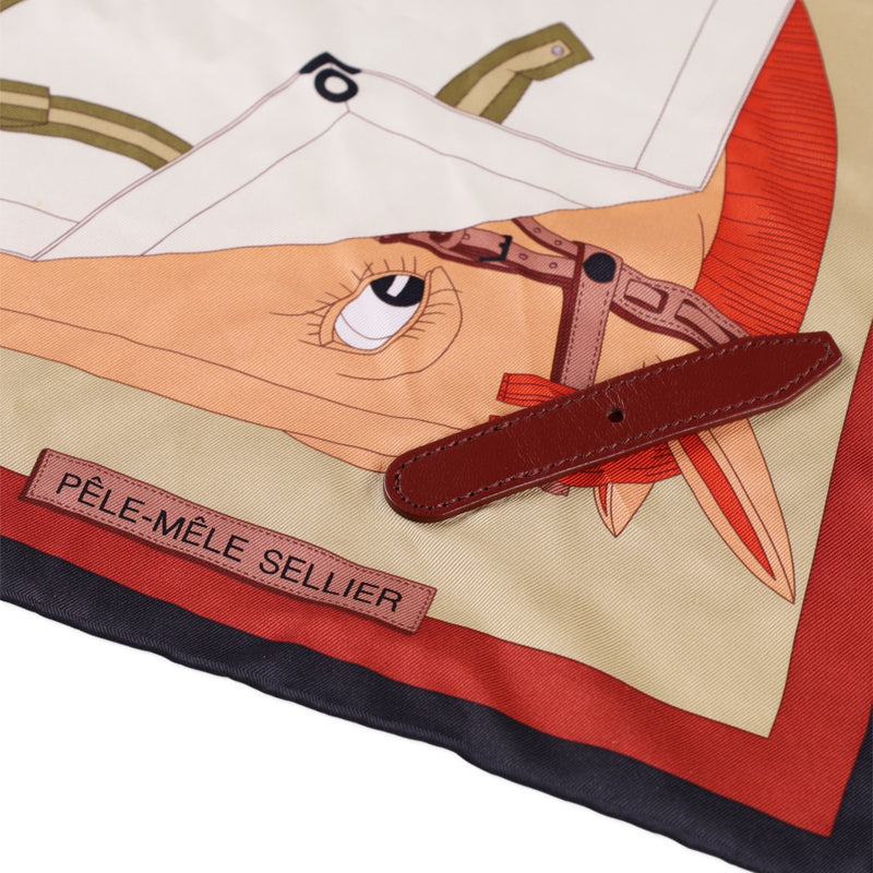 Hermès Pele-Mele Sellier Scarf 70