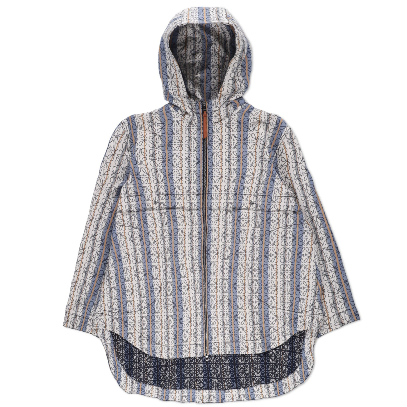 Loewe Anagram Jacquard Striped Parka Jacket