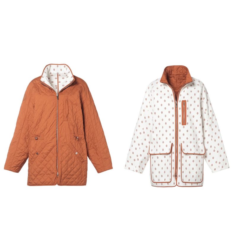 Hermès Chaîne d'Ancre Reversible Quilted Coat