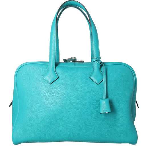 Hermès Bleu Saint-Cyr Victoria II 35 Bag