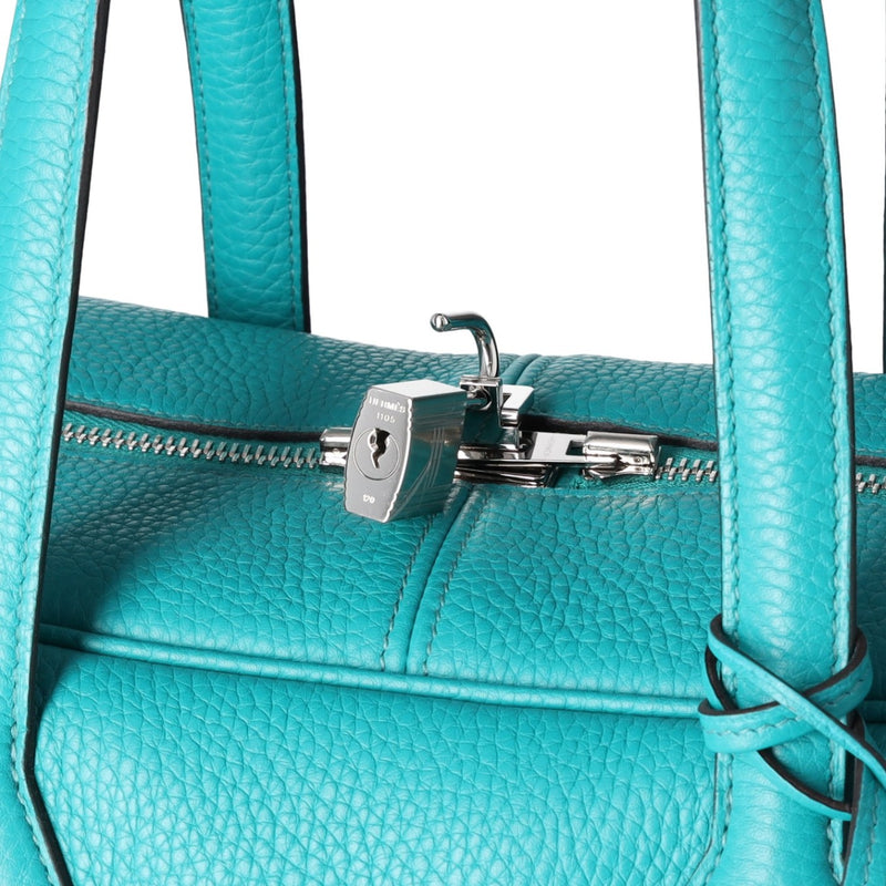 Hermès Bleu Saint-Cyr Victoria II 35 Bag