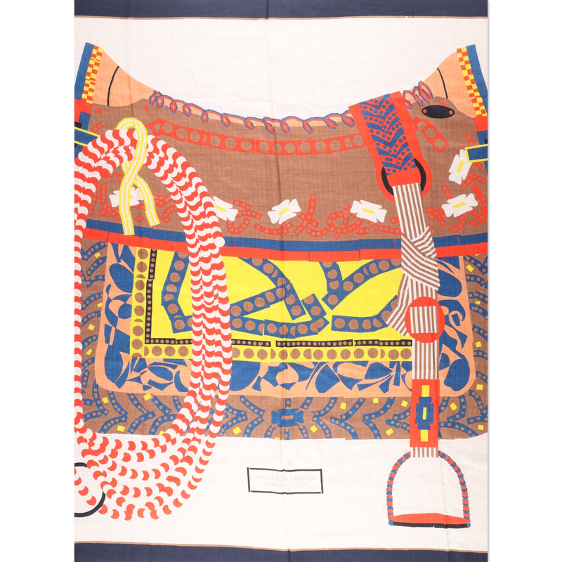 Hermès Montura De Gaucho Shawl 140