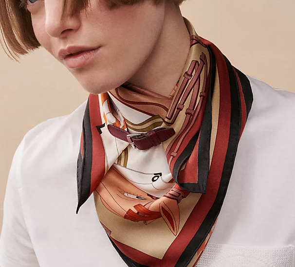 Hermès Pele-Mele Sellier Scarf 70
