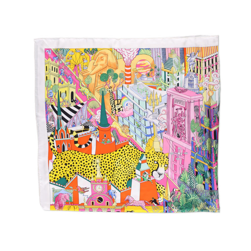 Hermès Animapolis Silk Scarf 140