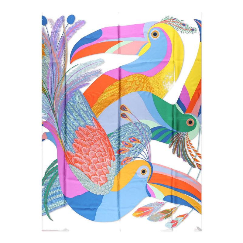 Hermès Toucans de Paradis Silk 140