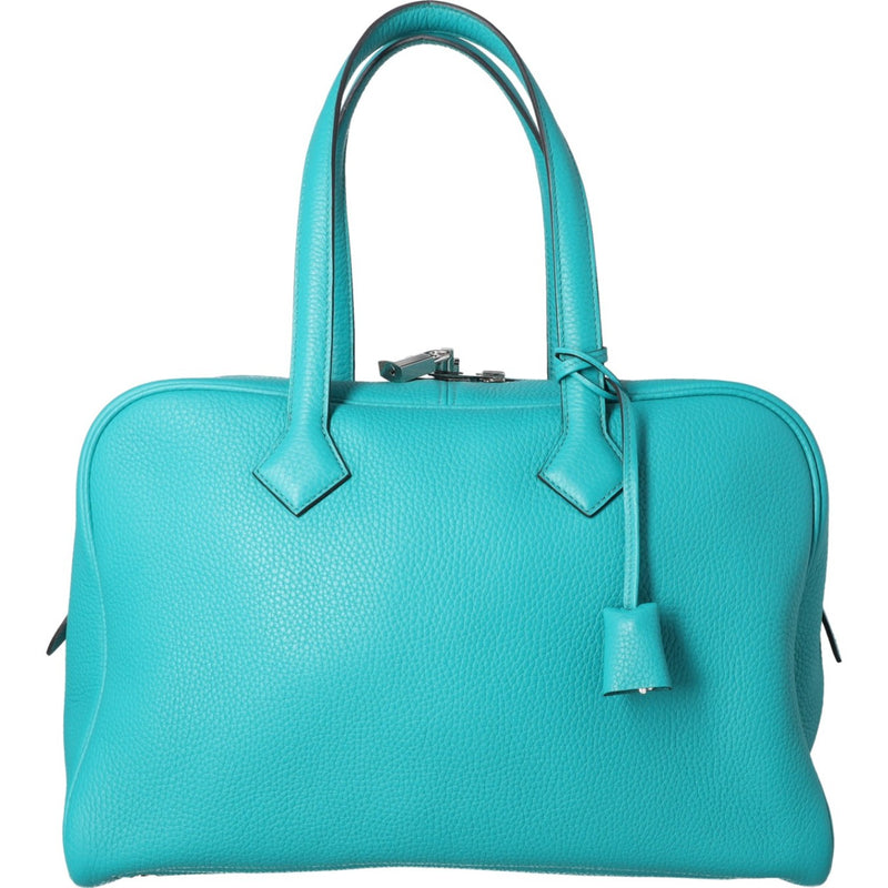 Hermès Bleu Saint-Cyr Victoria II 35 Bag