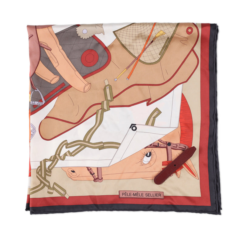 Hermès Pele-Mele Sellier Scarf 70