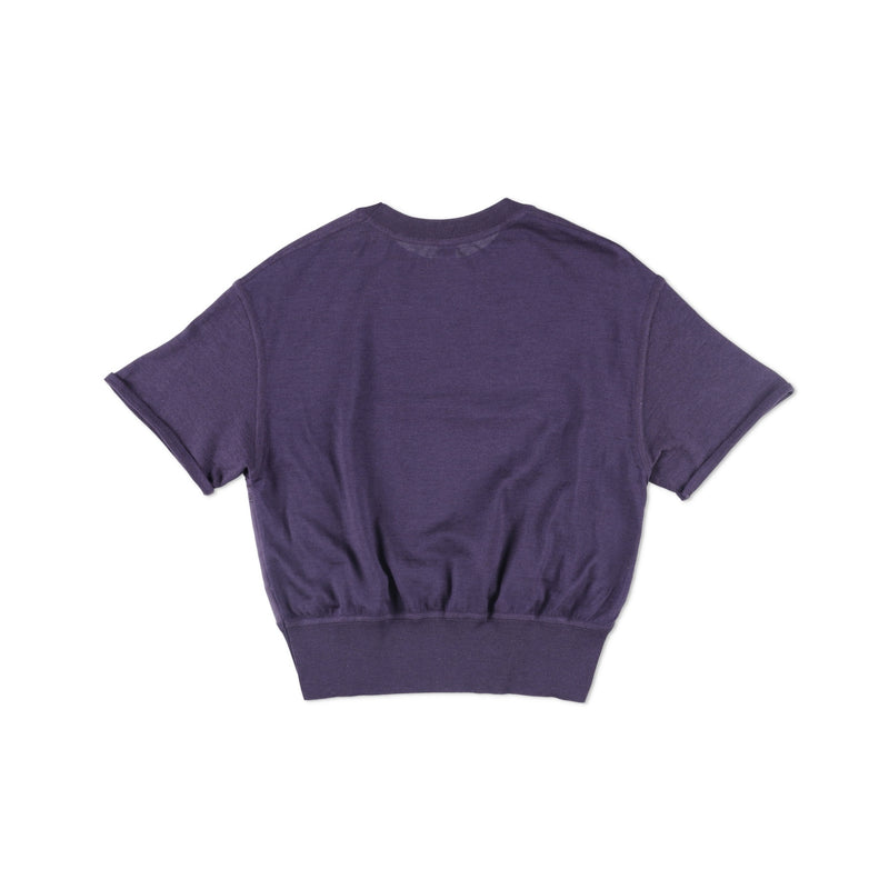 Hermès "En Desordre Finesse" Short-sleeve Twillaine Top & Cardigan