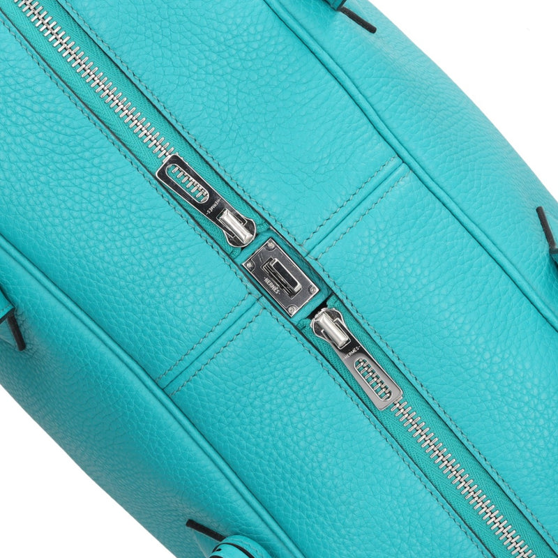 Hermès Bleu Saint-Cyr Victoria II 35 Bag
