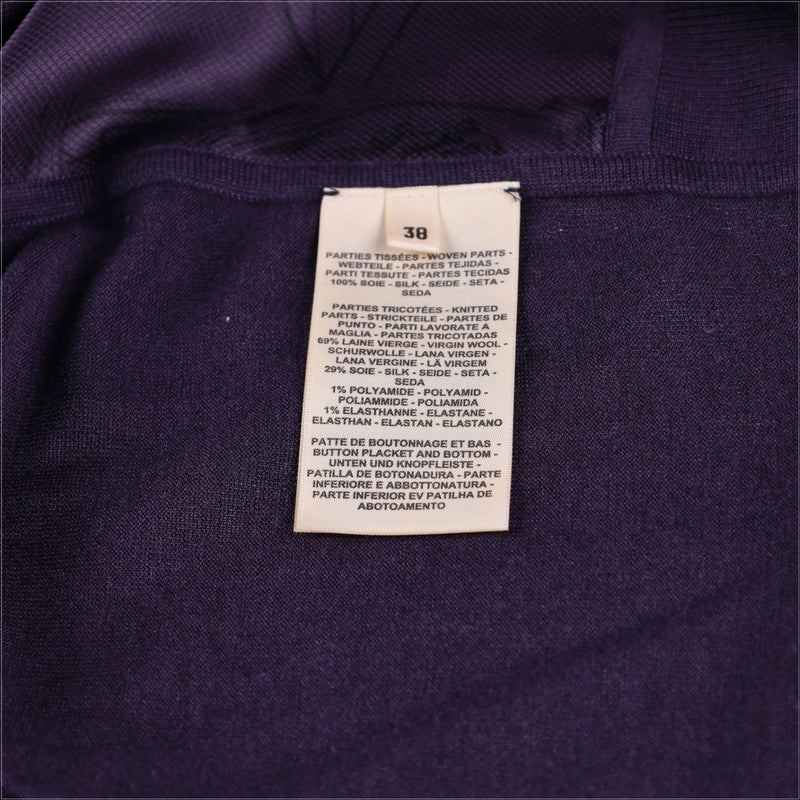 Hermès "En Desordre Finesse" Short-sleeve Twillaine Top & Cardigan