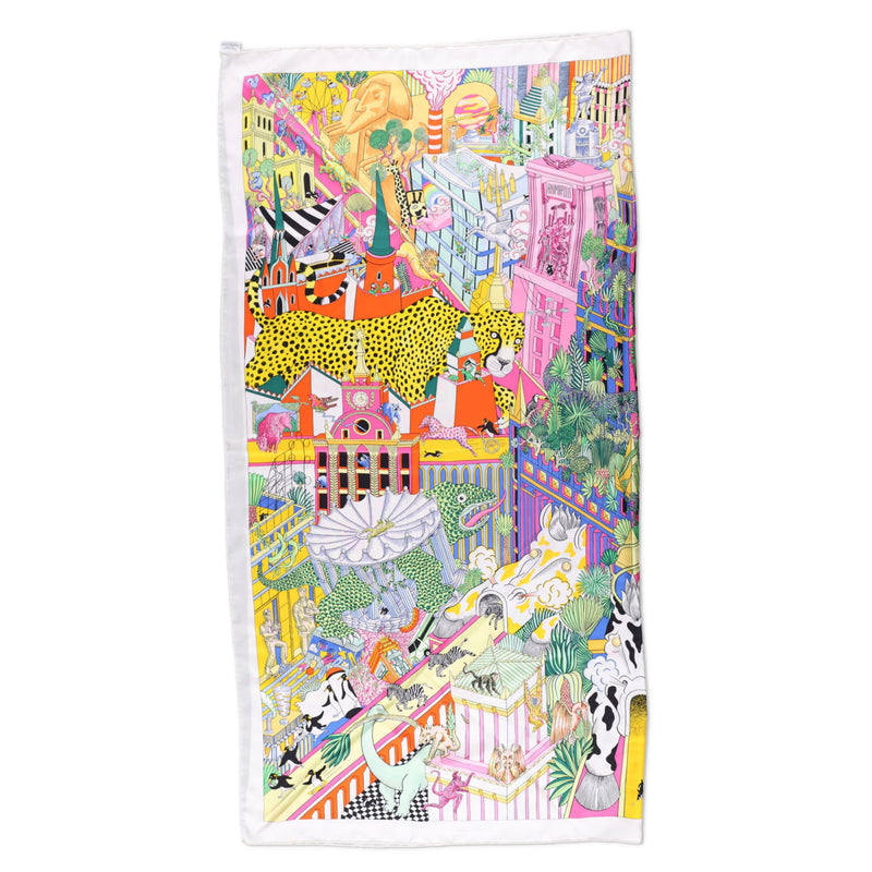 Hermès Animapolis Silk Scarf 140