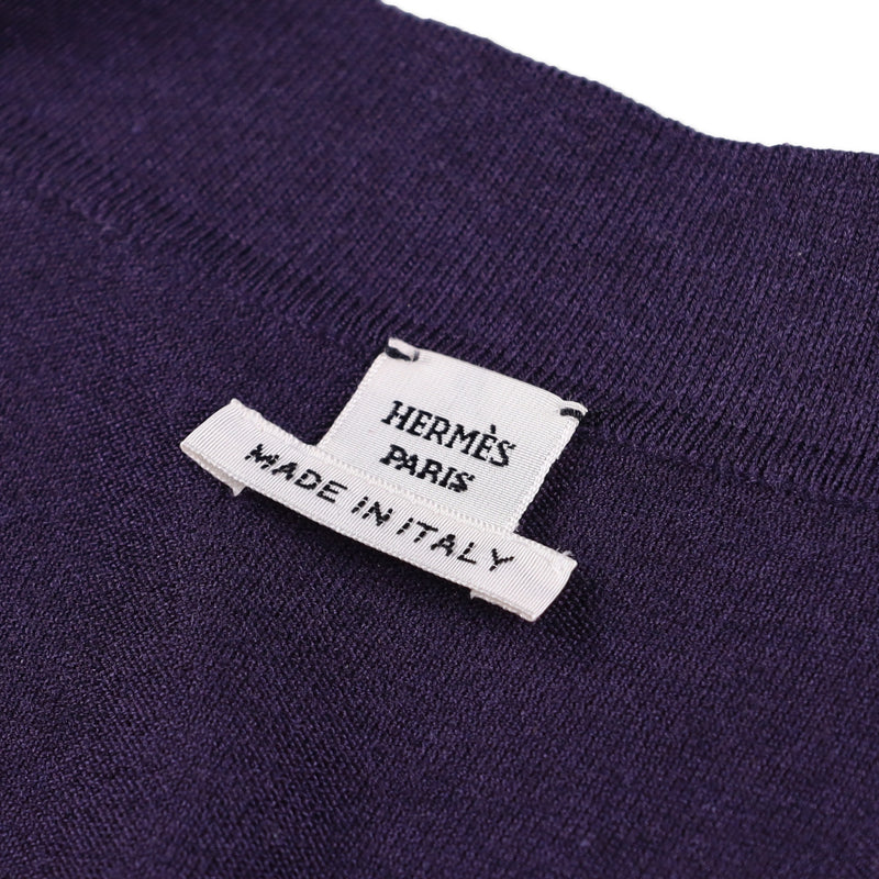 Hermès "En Desordre Finesse" Short-sleeve Twillaine Top & Cardigan