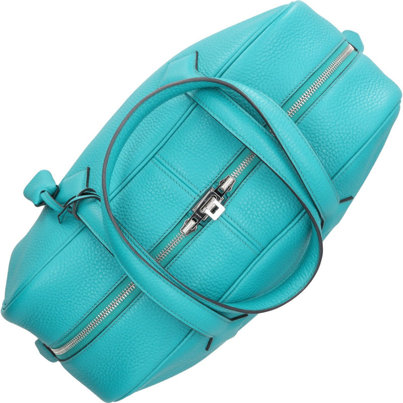 Hermès Bleu Saint-Cyr Victoria II 35 Bag