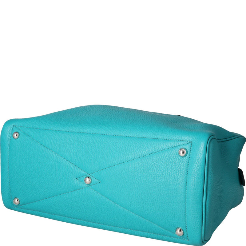 Hermès Bleu Saint-Cyr Victoria II 35 Bag
