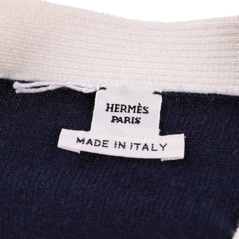 Hermès Chaîne d'Ancre Short-Sleeve Cardigan Top