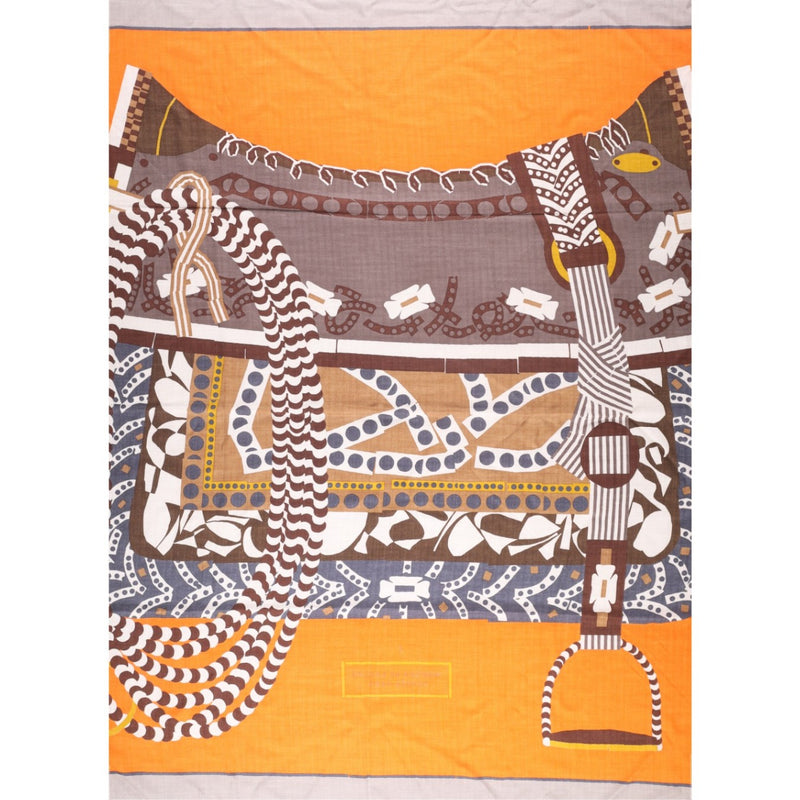 Hermès Montura de Gaucho Giant Shawl 140